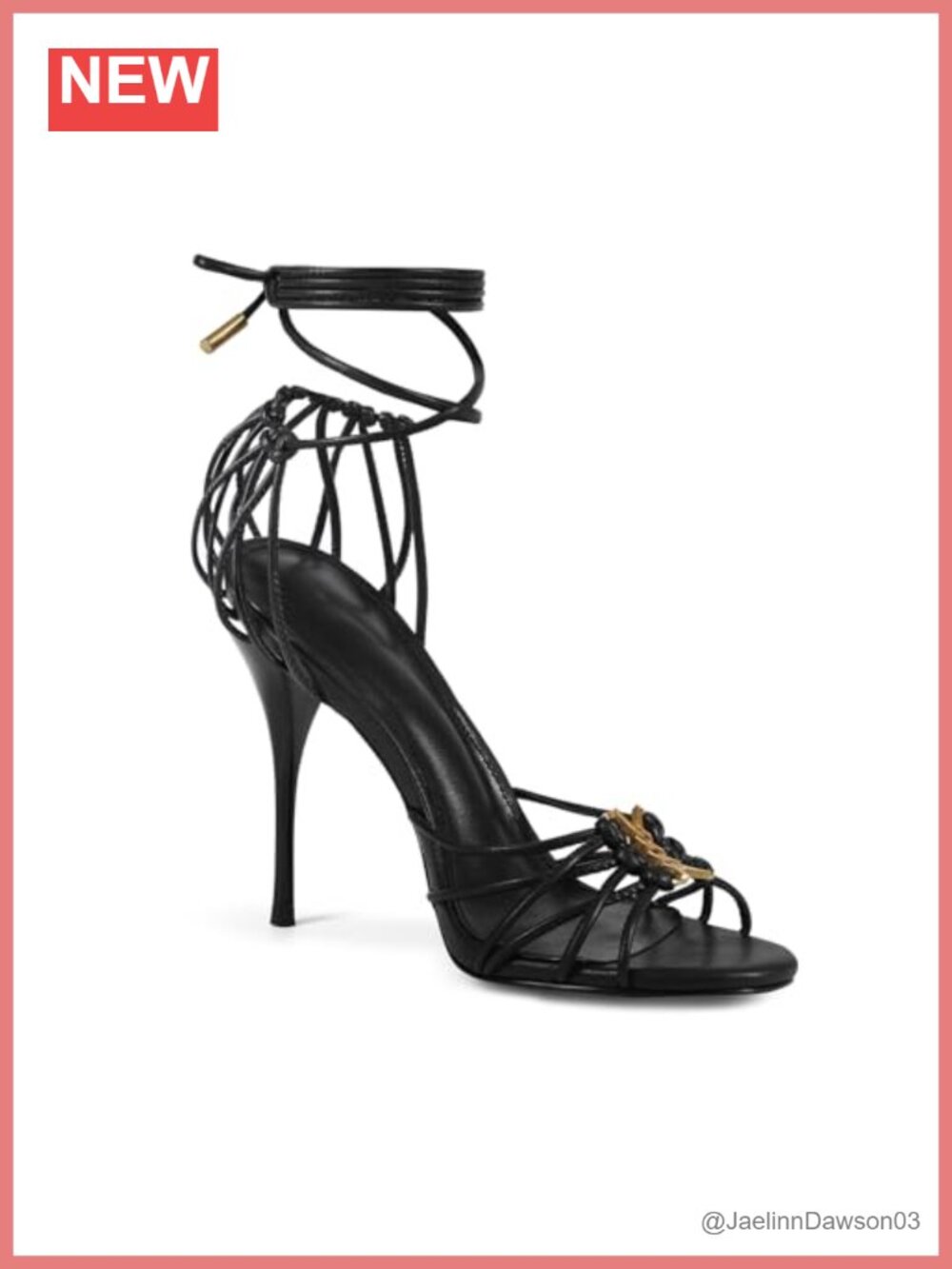 Strappy Lace Up Stiletto Heel Sandals Open Toe Ankle Wrap Sexy Gladiator Party